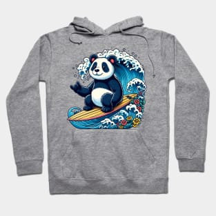 Surfing panda Hoodie